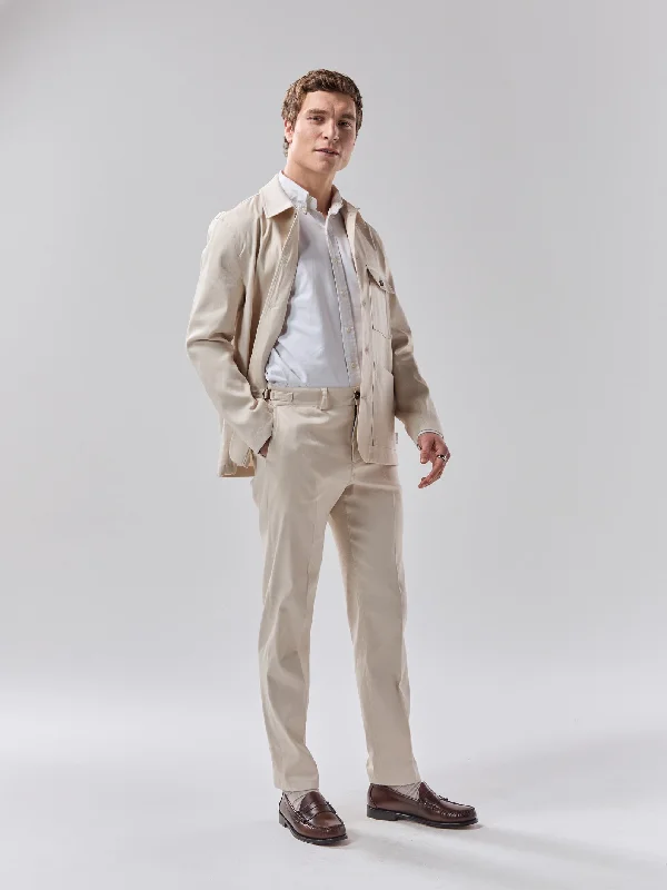 Batch 05 - Mens Cream Linen Suit