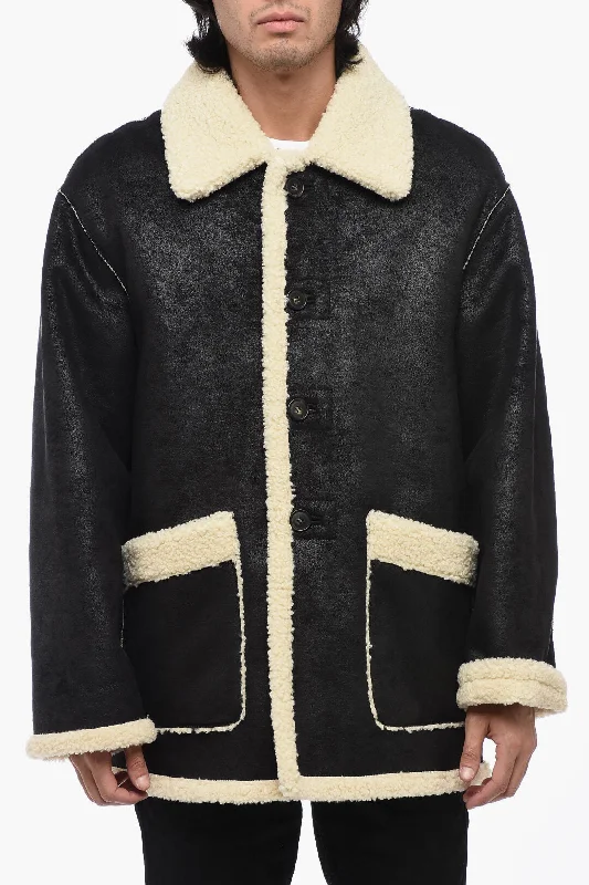 Dunst Reversible Faux Leather And Faux Fur Jacket