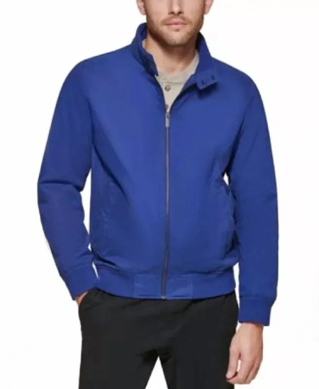 Men's Bomber Jacket In Blue