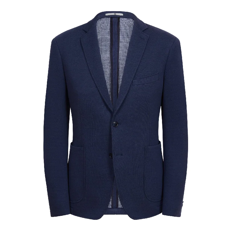 HENRY SARTORIAL Maille Blazer NAVY