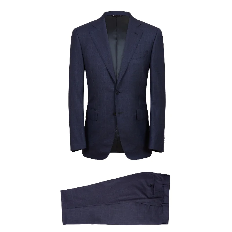 HENRY SARTORIAL HERITAGE Zegna Loop™ Subtle Check Suit BLUE REG