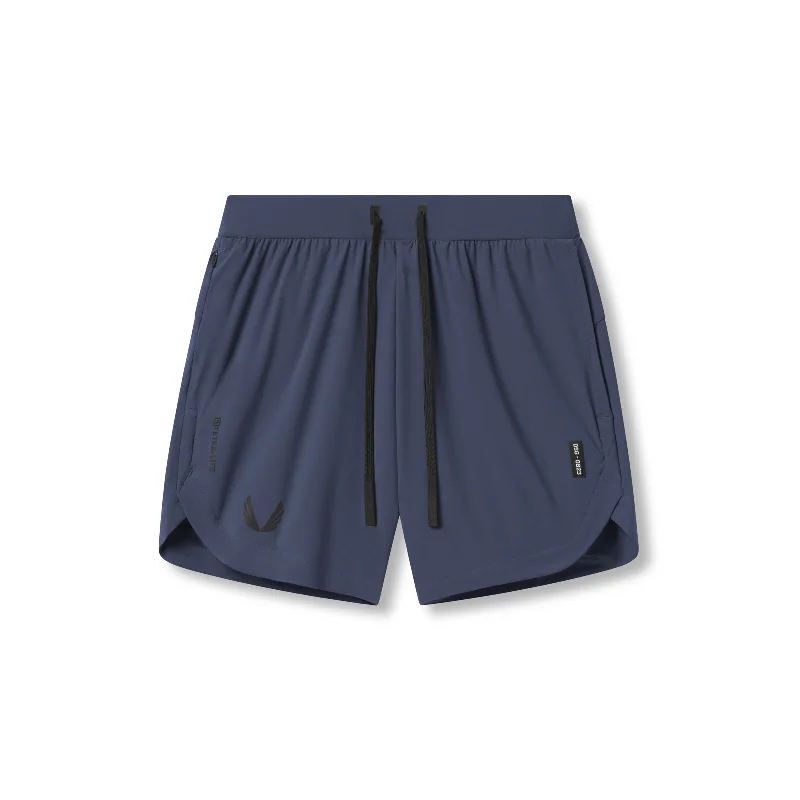 0823. Tetra-Lite® 7" Linerless Short - Navy "Wings"