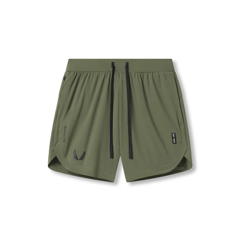 0823. Tetra-Lite® 7" Linerless Short - Olive "Wings"