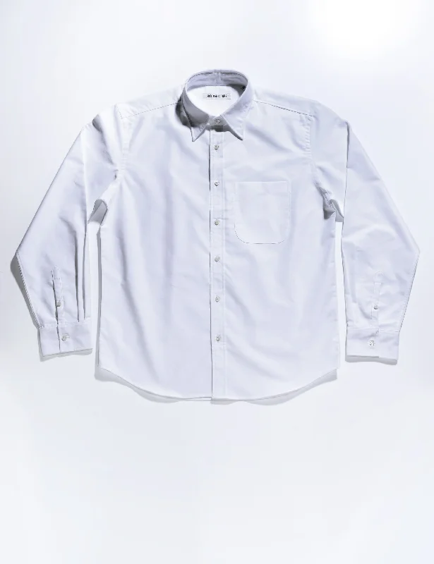 BKT14 Relaxed Shirt in Oxford - Bright White