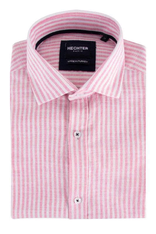 Daniel Hechter Linen LS Shirt Pink