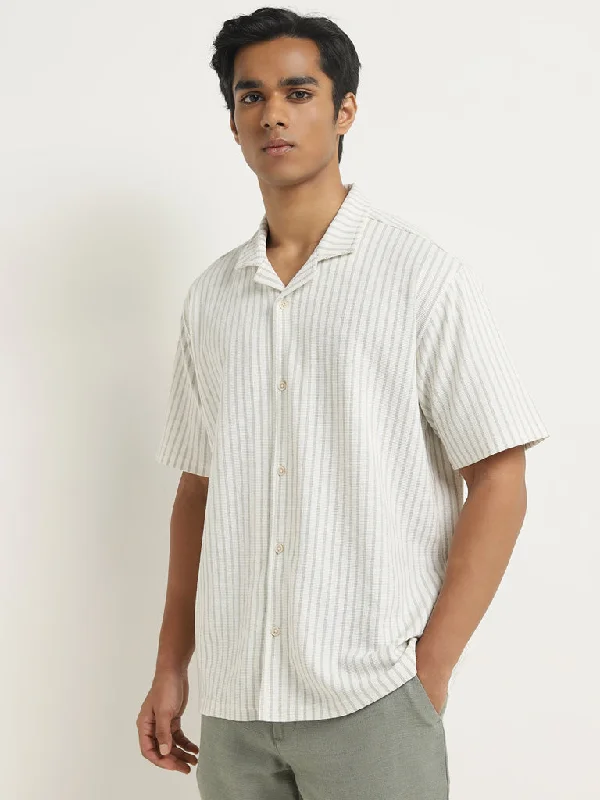 ETA Off-White Stripes Relaxed-Fit Shirt