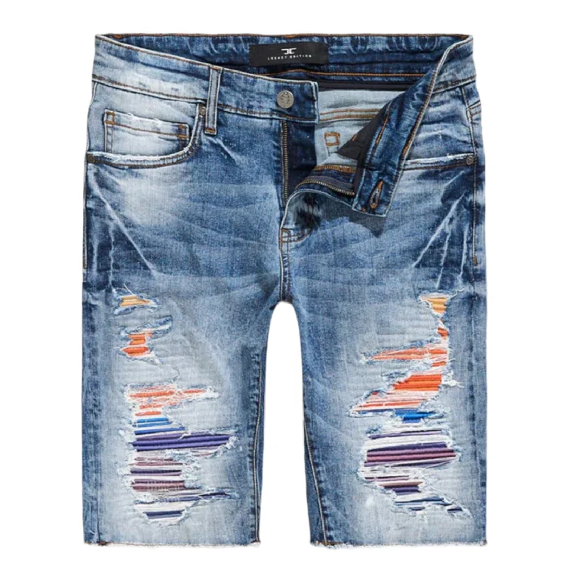 Jordan craig denim "paradise" short (M Blue)