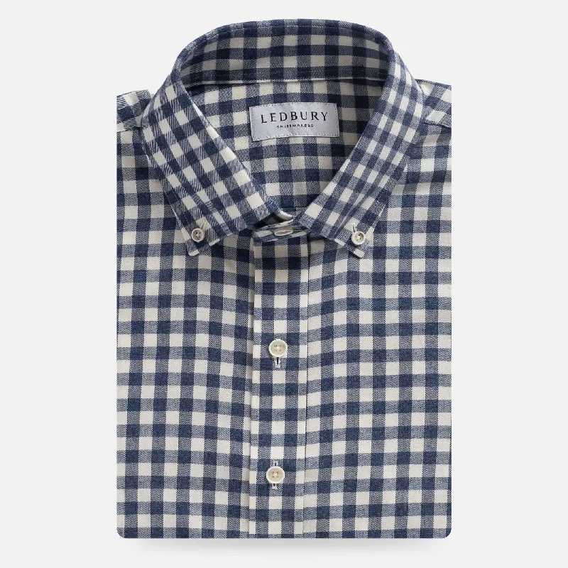 The Smoky Blue Rogers Gingham Custom Shirt