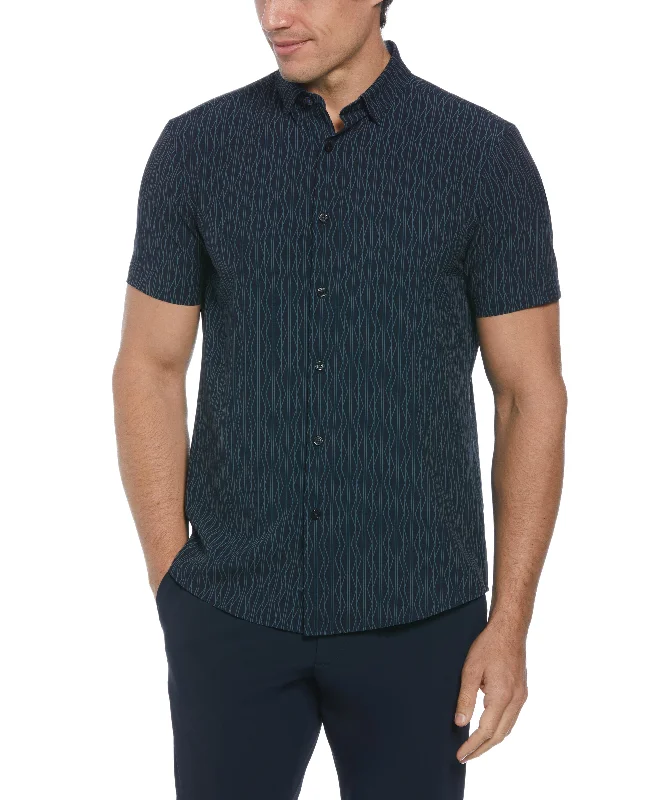 Total Stretch Geo Print Shirt