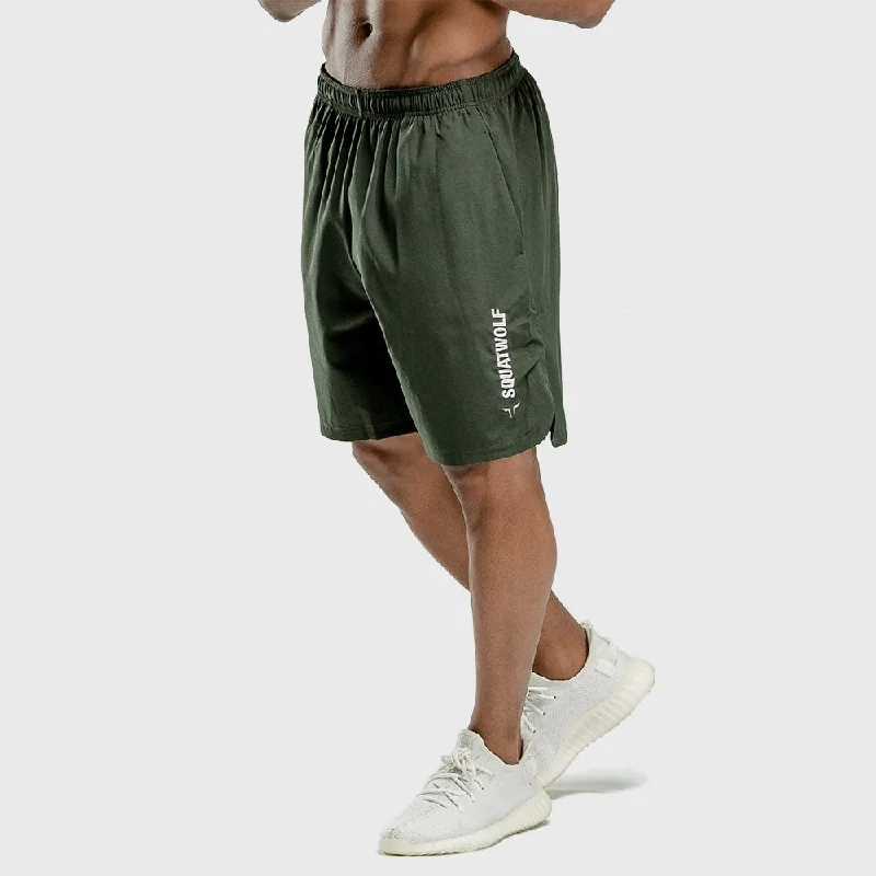 Warrior Shorts - Knee Length - Olive