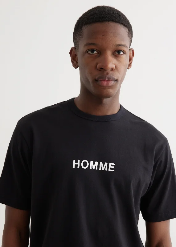 Cotton Homme Print T-Shirt