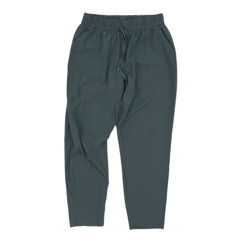 Athletic Pants By Apana In Teal, Size:L