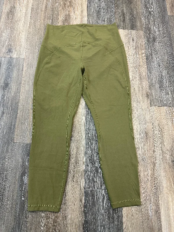 Athletic Pants By Lululemon In Green, Size: 12