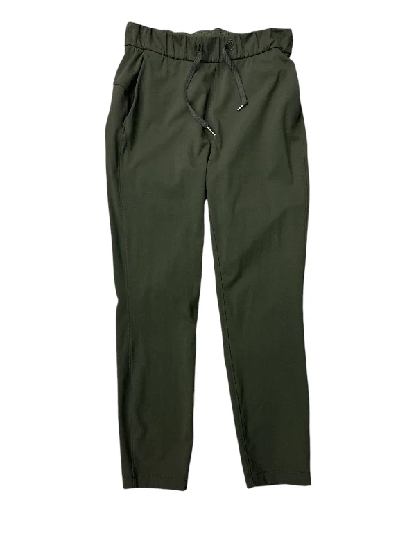 Athletic Pants By Lululemon In Green, Size: Xs