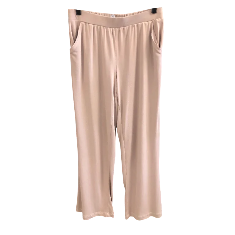 Pants Wide Leg By Ny Collection In Beige, Size: M