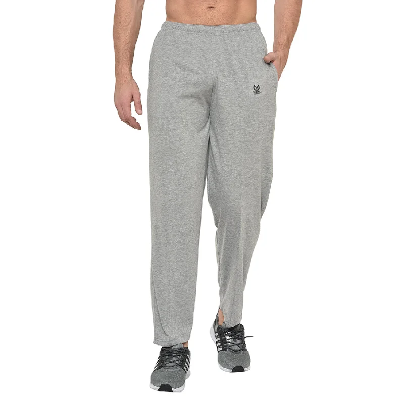 Vimal Jonney Silver Cotton Trackpant For Men's