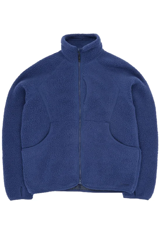 Snow Peak Thermal Boa Fleece Jacket - Blue