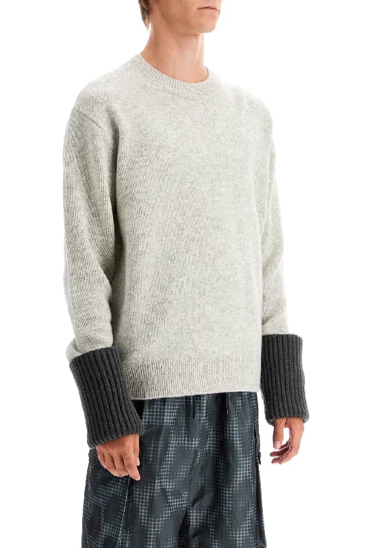 Dries Van Noten Mumu Pullover With Maxi Cuffs