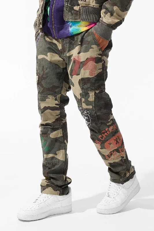 Xavier - Wooster Cargo Pants (Woodland)