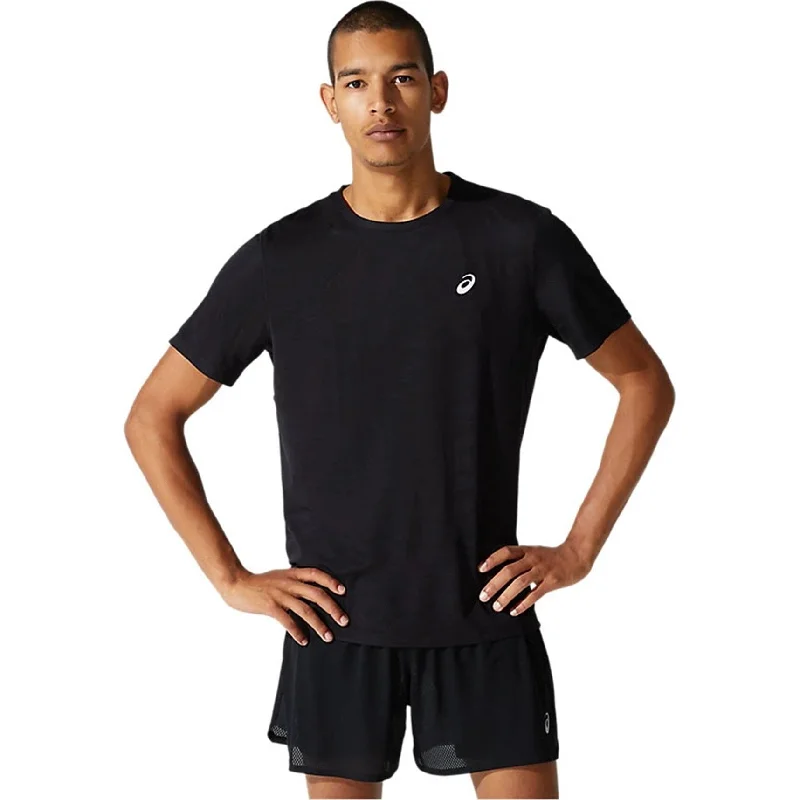 ASICS Mens Ventilate Graphic T-Shirt, Black, XX-Large