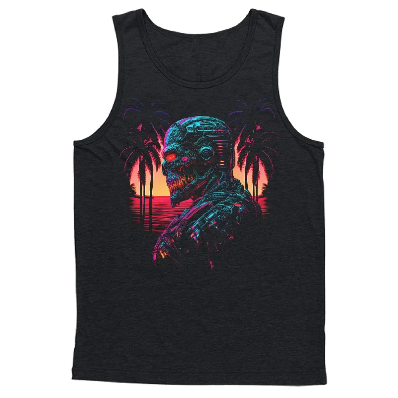 Cyborg on Vacation - Men's (Unisex) Tank