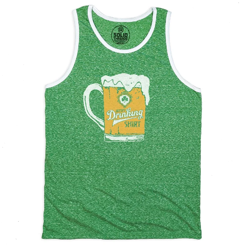 Irish Drinking Shirt Ringer Tank Top