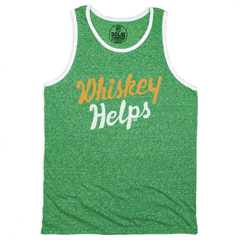 Irish Whiskey Helps Ringer Tank Top