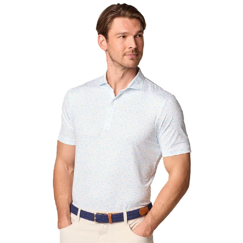 Johnnie-O Stag Night Featherweight Polo Shirt - Permafrost