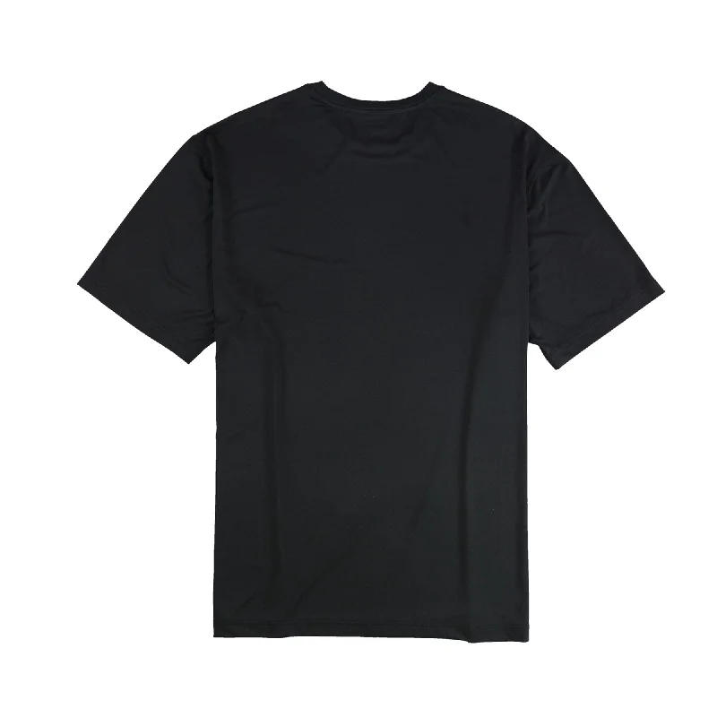 Reebok Mens Solid Basic T-Shirt, Black, XX-Large