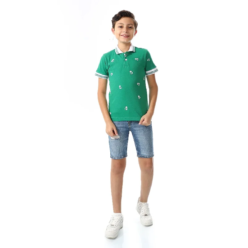 Short Sleeves Polo Shirt For Boys