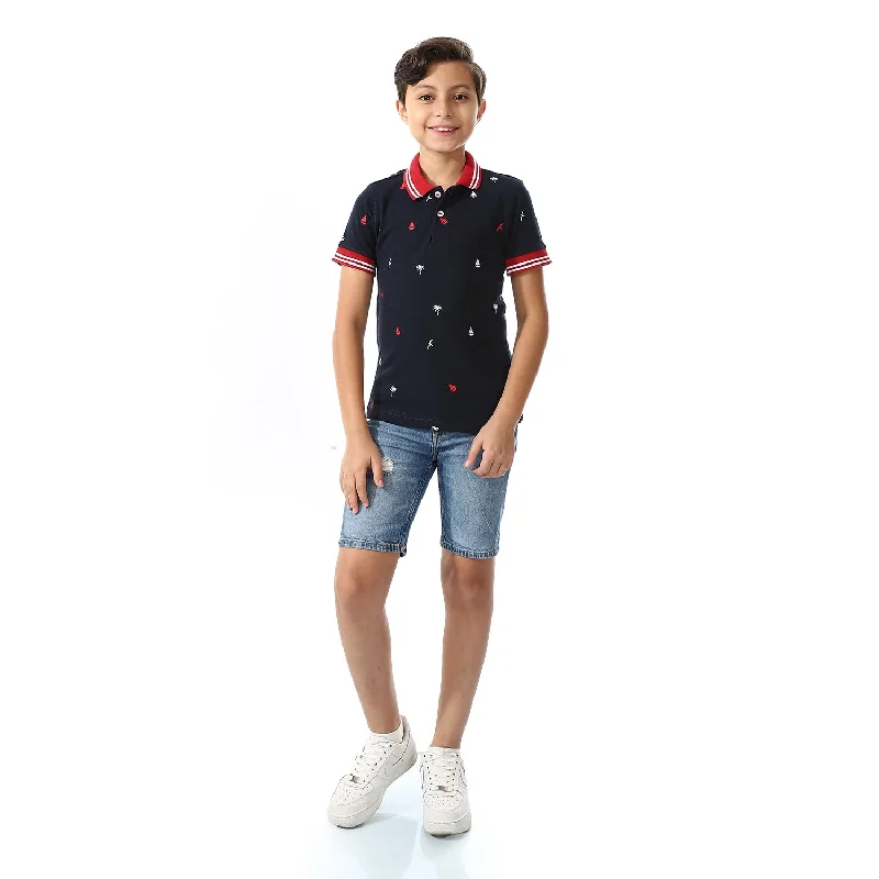 Short Sleeves Polo Shirt For Boys