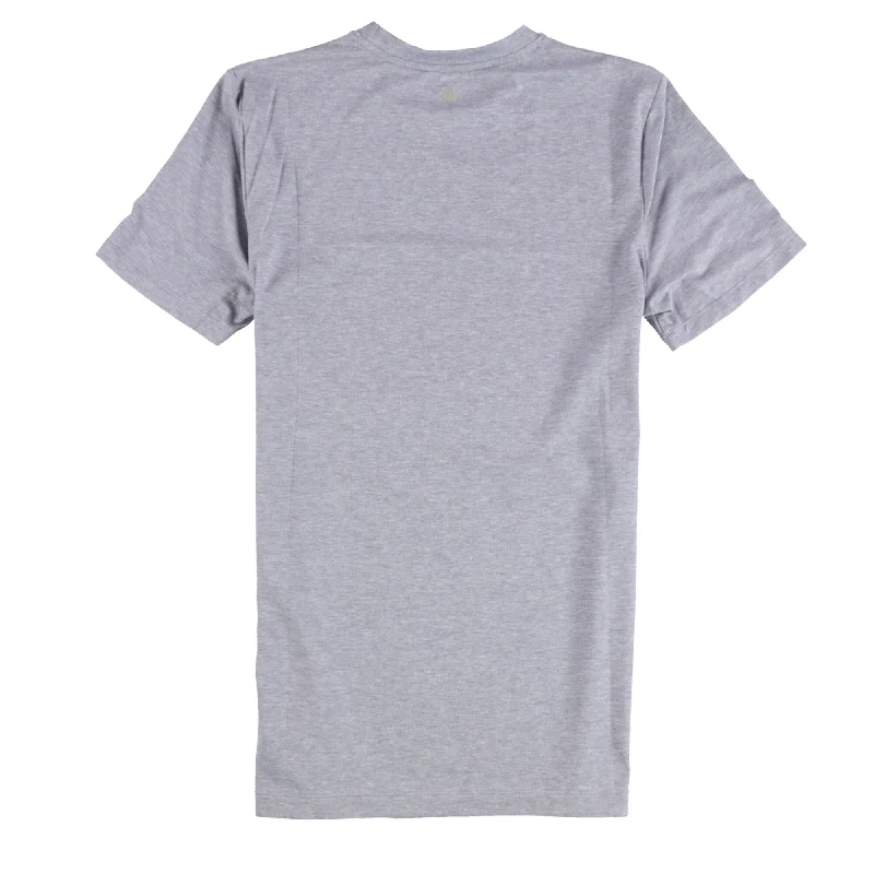 SOLFIRE Mens Classic Basic T-Shirt, Grey, Small