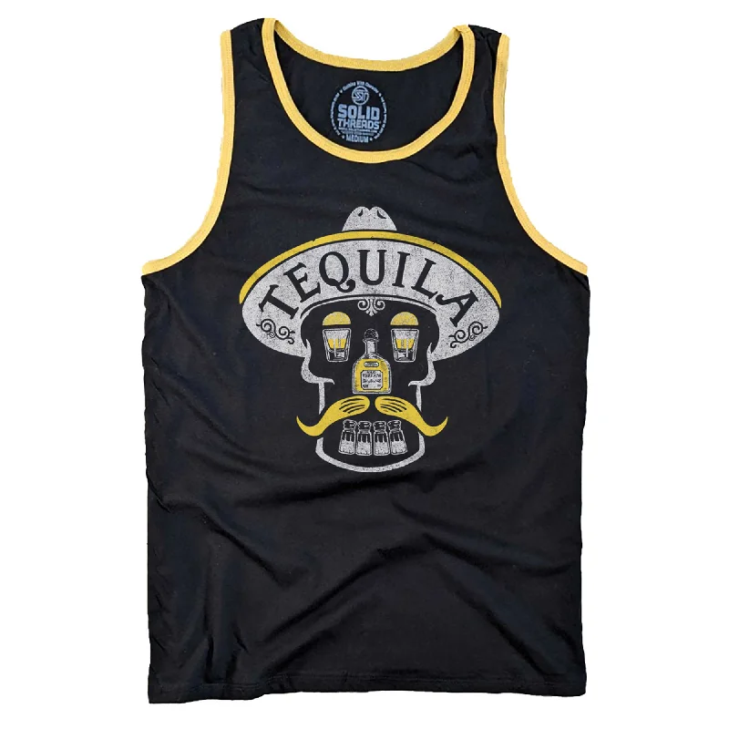 Tequila Skull Ringer Tank Top