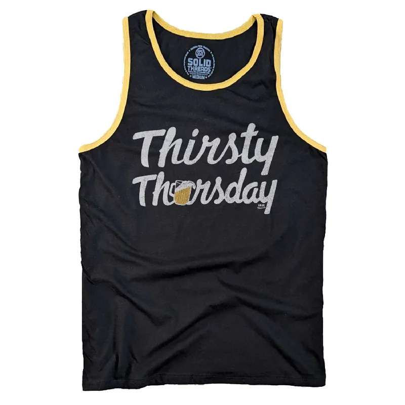 Thirsty Thursday Ringer Tank Top