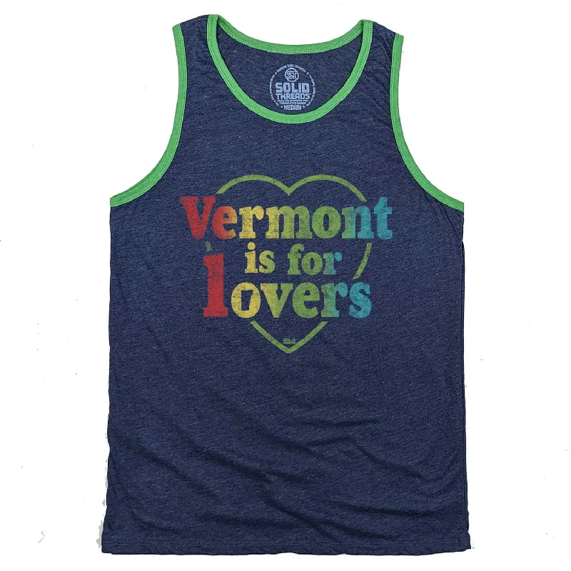 Vermont is For Lovers Ringer Tank Top